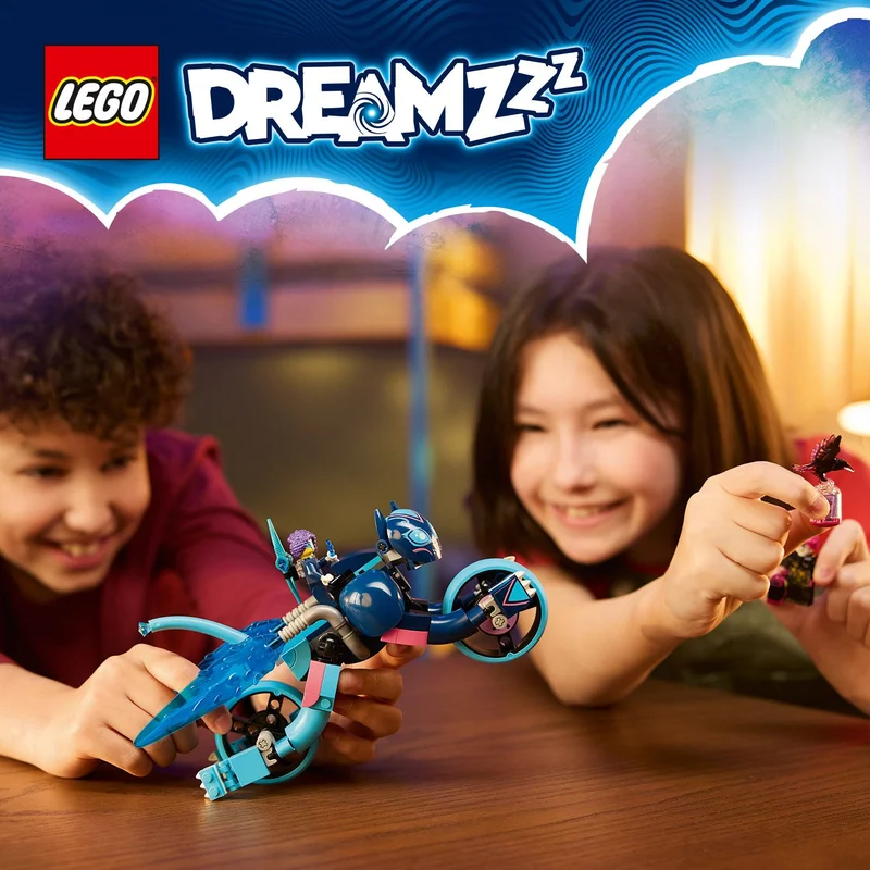 Motocikl-mačak iz LEGO® DREAMZzz™ budi maštu