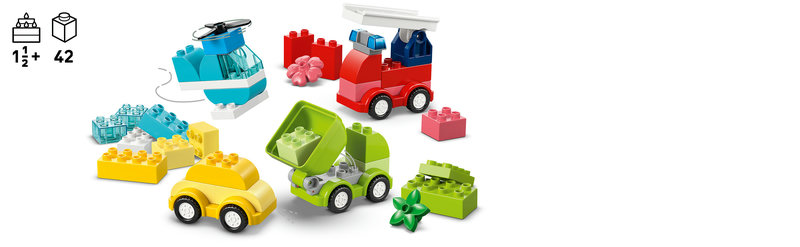 LEGO 10474 DUPLO Kreative Fahrzeuge Spielszene