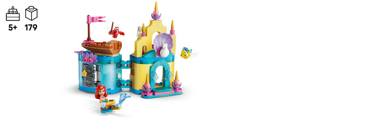 LEGO 43285 Arielle Spielszene im Schloss