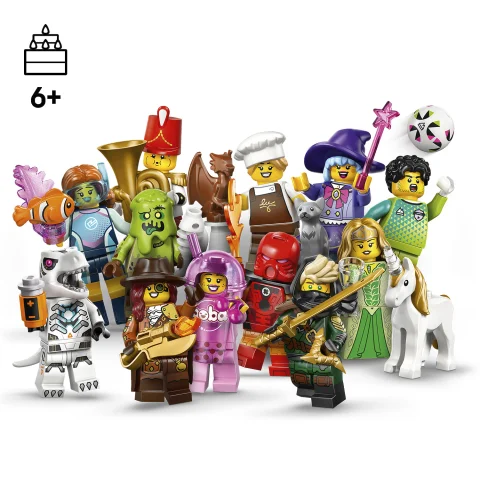 12 gyűjthető LEGO® minifigura
