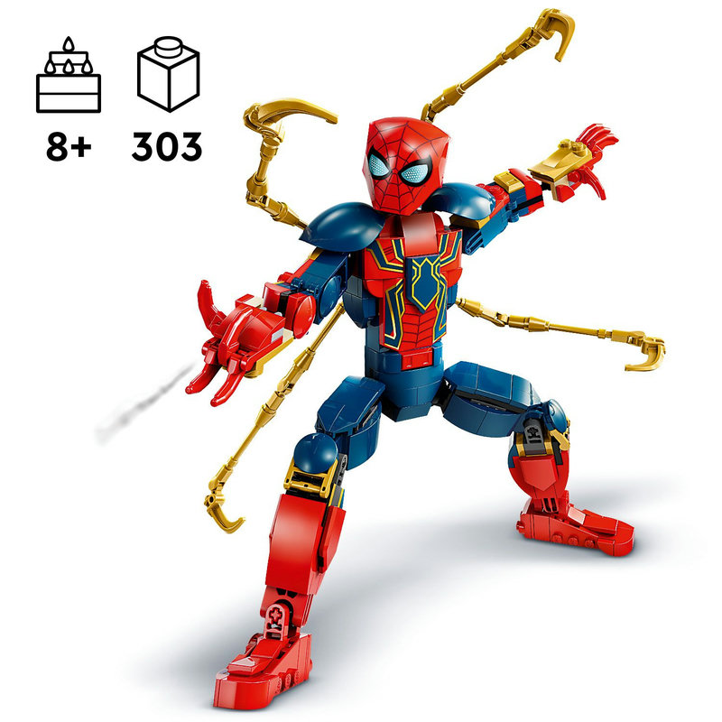 Dynamische actie met Iron Spider-Man