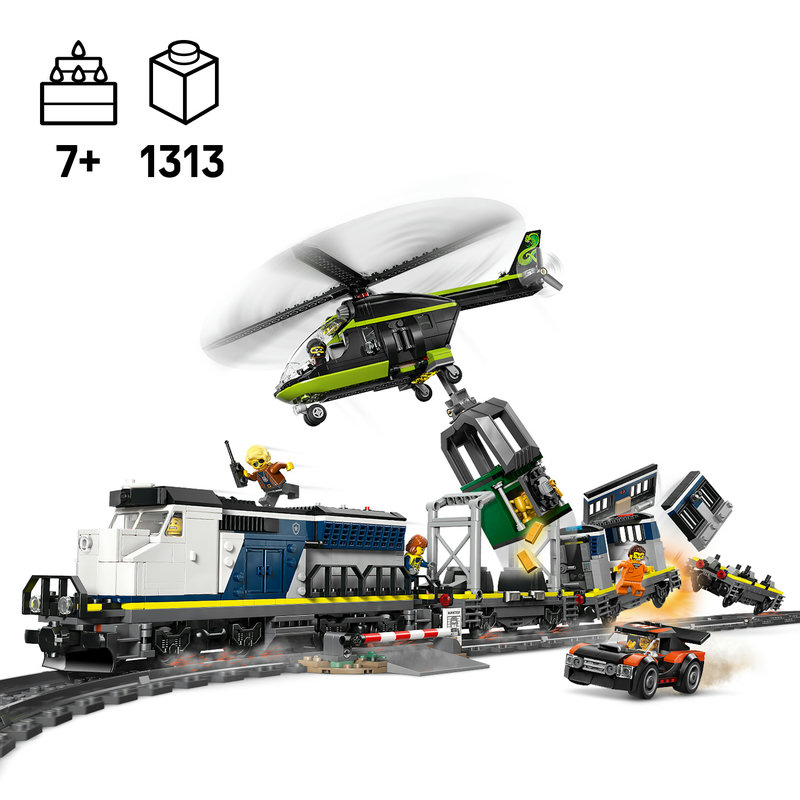 LEGO 60508 Polizeizug Zubehör und Minifiguren