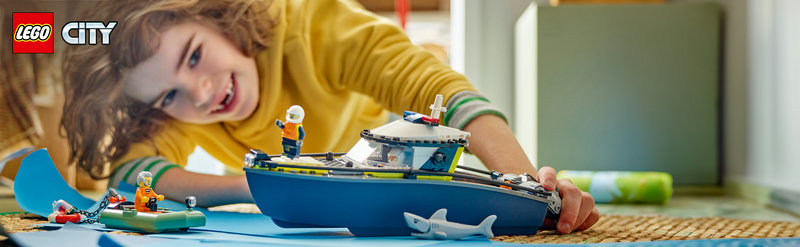 LEGO 60456 Verfolgungsjagd im Polizeiboot - Gesamtansicht