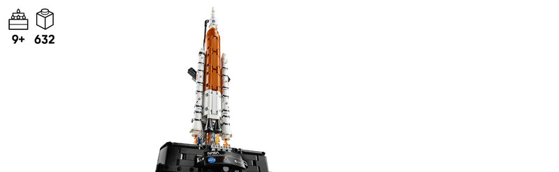 LEGO 42221 NASA Artemis Rakete mit Boostern