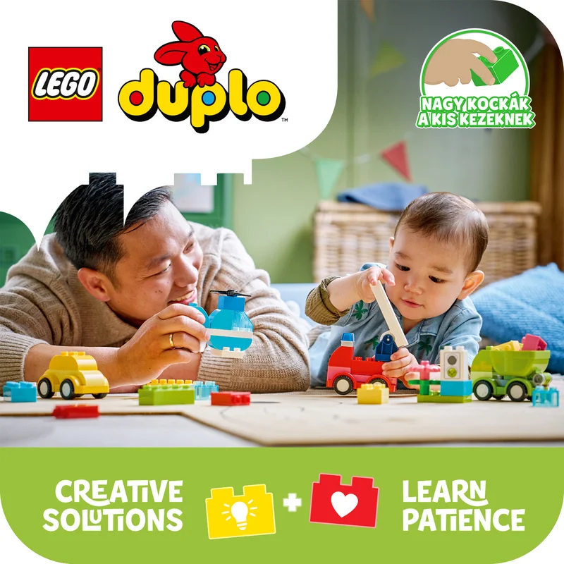 Járműves játék, amely elősegíti a kisgyermekek tanulását