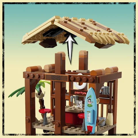 Szórakoztató falusi kunyhó