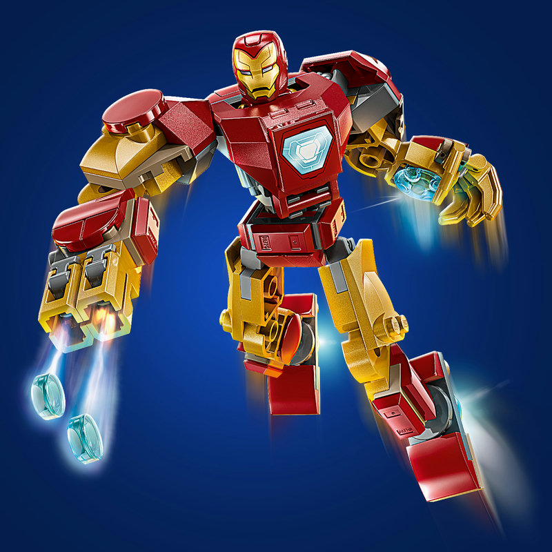 LEGO 76307 Iron Man Mech Spielszene 4