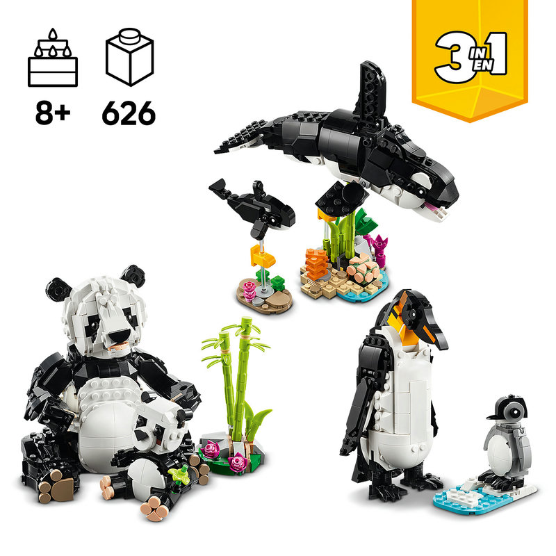 LEGO-Set 31165 Pinguinfamilie auf Eis-Szene
