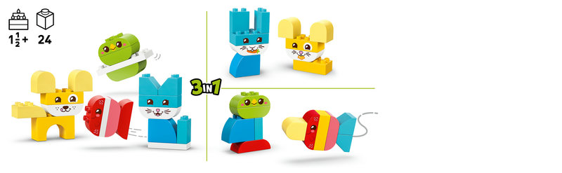 LEGO 10477 DUPLO Kreative Tiere Spielszene