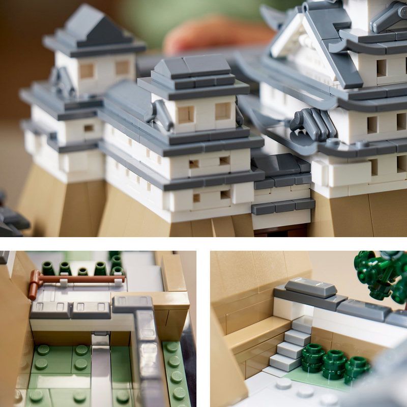 LEGO 21060 Burg Himeji Seitenansicht