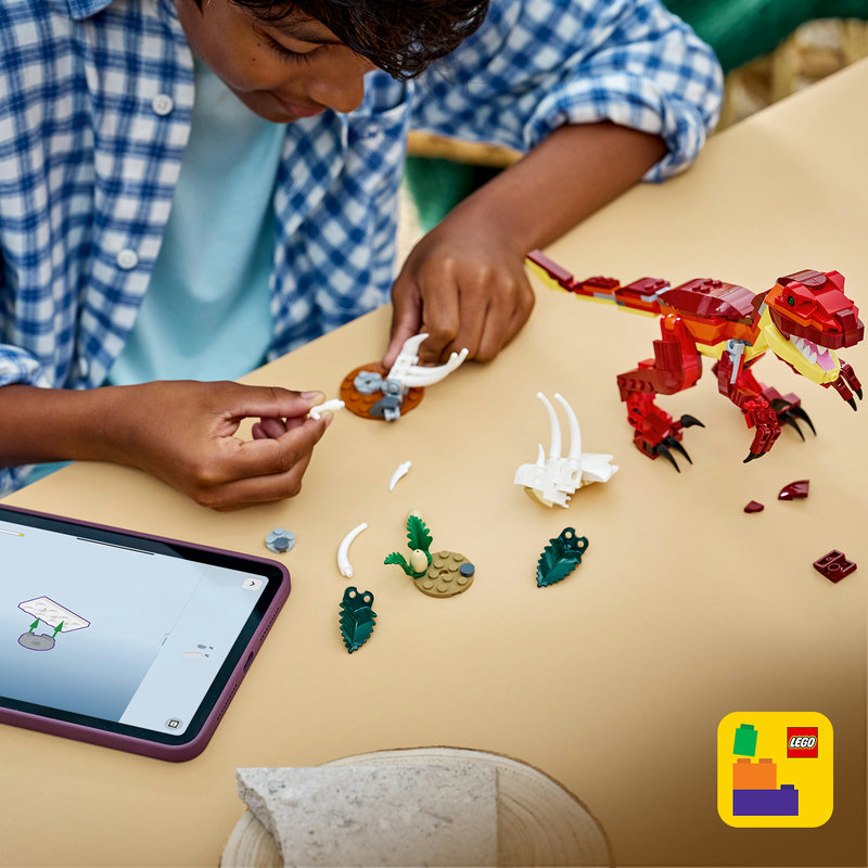 Включва интерактивни 3D инструкции за конструиране