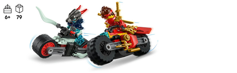 LEGO 71838 Kai auf seinem Motorrad