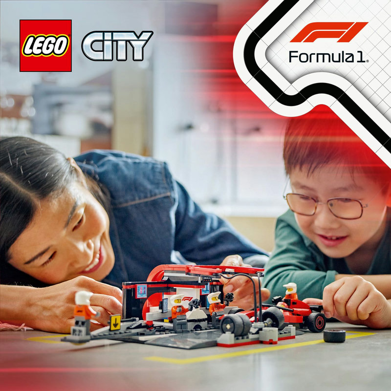 LEGO® City F1® Ferrari pitstop speelset