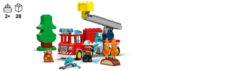 LEGO 10473 DUPLO Feuerwehr Spielszene