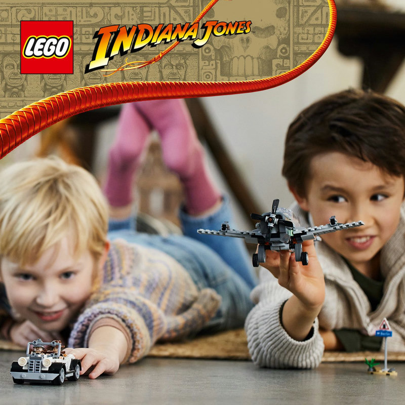Veiksmo pilnas Indianos Džounso LEGO® rinkinys