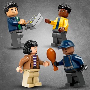 4 minifiguren voor rollenspel