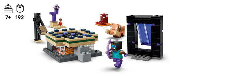 LEGO 21584 Spielszene am Nether-Portal