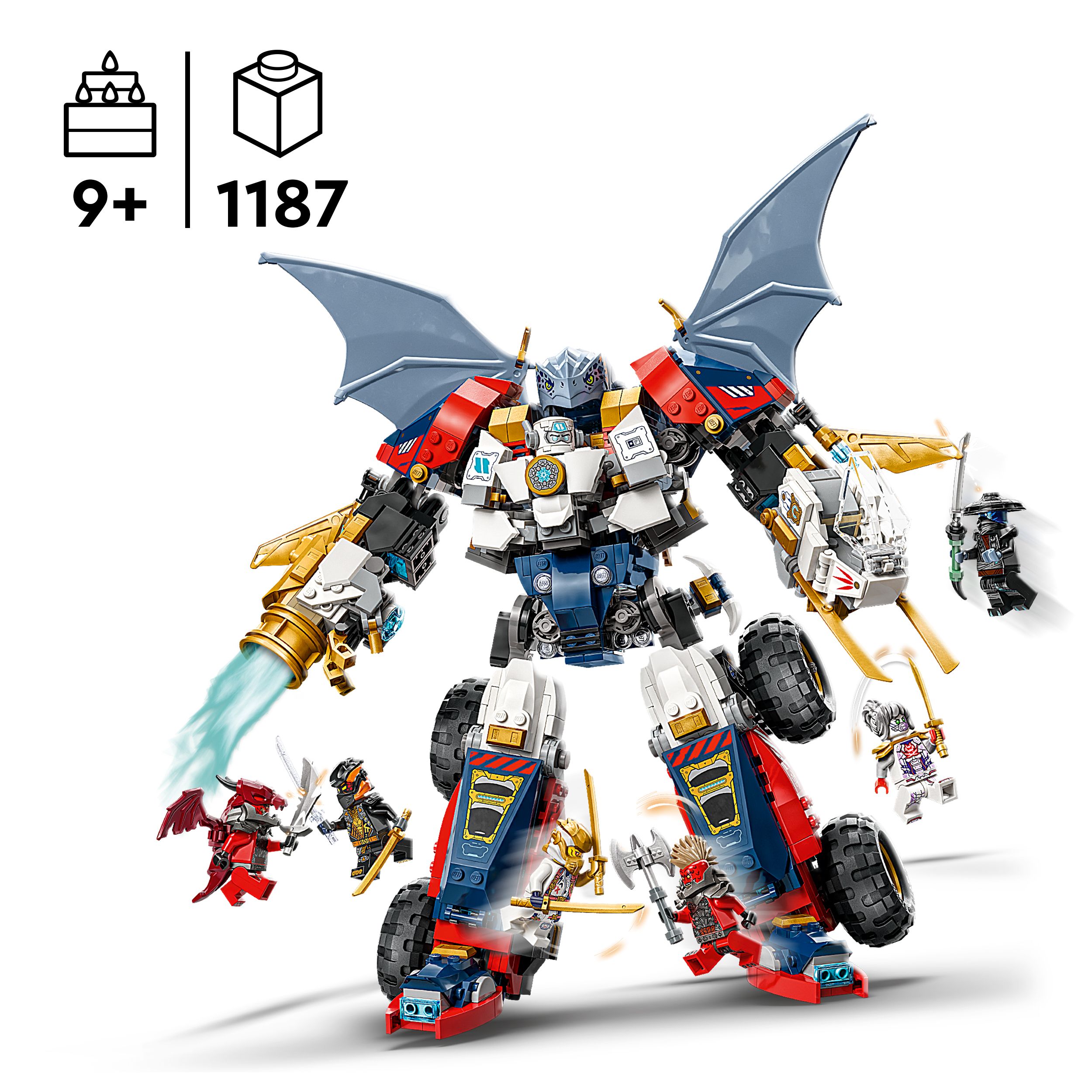 Конструктор Лего Ниндзяго Робот Всадник бури Кая Lego Ninjago 71830