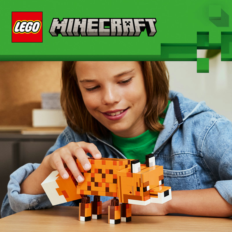 Подвижна лисица -играчка LEGO® Minecraft® за игра и показване