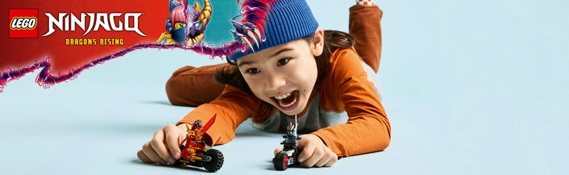 LEGO 71838 NINJAGO Kais Motorradrennen Produktbild