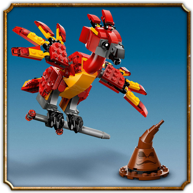 LEGO 76448 Fawkes Phönix im Spieleinsatz