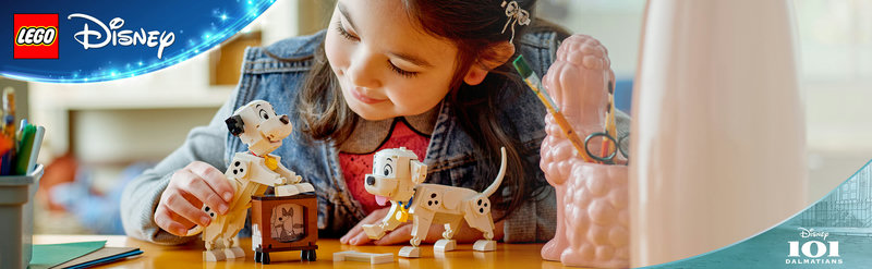 LEGO 43271 Disney Die Welpen Lucky und Penny aus 101 Dalmatiner Produktbild