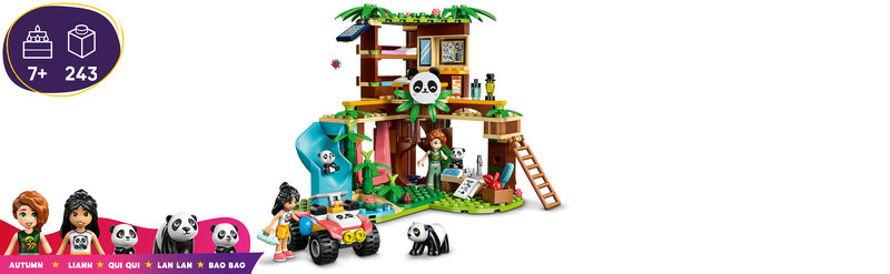 LEGO 42648 Panda-Pflegestation Detail