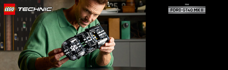 LEGO 42223 Technic 1966 Ford GT40 MKII Rennwagen Produktbild